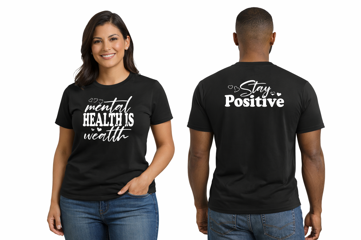 Stay Positive Tee Short-Sleeve